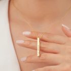 Arany Színű Monogram Nyaklánc - Nőknek