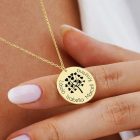 Egyedi Családfa Gravírozható Nemesacél Nyaklánc