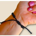 Fonott barátság karkötő - nemesacél