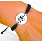 Fonott barátság karkötő - nemesacél