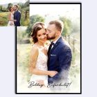 Egyedi watercolor stílusú kép pároknak