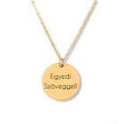 Egyedi Nyaklánc Saját Szöveggel Gravírozva - Nemesacél