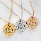 A mi történetünk egyedi nemesacél nyaklánc