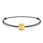 Nemesacél Páros Karkötő Ékszerzsinóron